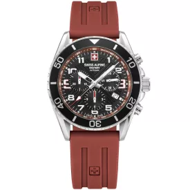   Swiss Alpine Military 7029.9836 férfi óra karóra Raptor Kronográf Óra 42mm 10ATM  karóra