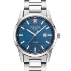 Swiss Alpine Military 7767.1135 női óra karóra Argos ezüst kék 34mm 10ATM karóra