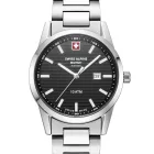 Swiss Alpine Military 7767.1137 női óra karóra Argos ezüst fekete 34mm 10ATM karóra