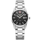 Swiss Alpine Military 7767.1137 női óra karóra Argos ezüst fekete 34mm 10ATM karóra