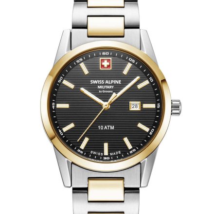 Swiss Alpine Military 7767.1147 női óra karóra Argos két tónusú fekete 34mm 10ATM