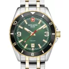 Swiss Alpine Military 7034.1148 férfi óra karóra Sierra két tónusú fekete 42mm 10ATM karóra