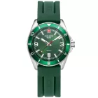 Swiss Alpine Military 7034.1834 férfi óra karóra Sierra ezüst zöld 42mm 10ATM karóra