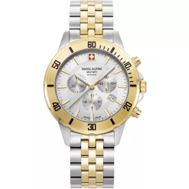   Swiss Alpine Military 7024.9142 férfi óra karóra Cruiser Kronográf Óra 44mm 10ATM  karóra