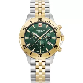   Swiss Alpine Military 7024.9144 férfi óra karóra Cruiser Kronográf Óra 44mm 10ATM  karóra