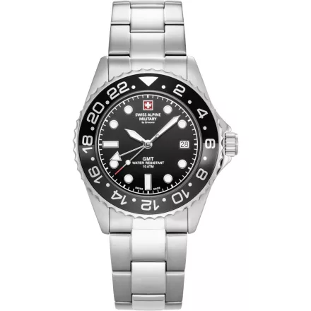 Swiss Alpine Military 7052.1122 férfi óra karóra Nautilus GMT 42mm 10ATM  karóra