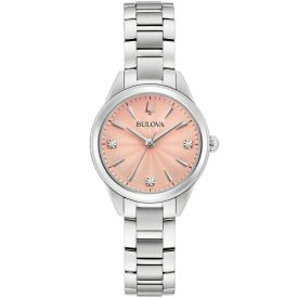 Bulova 96P254 női óra karóra Sutton 28mm 3ATM karóra