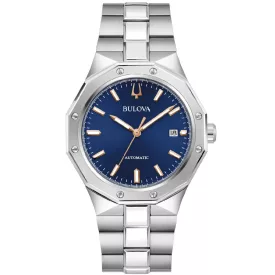   Bulova 96B463 férfi óra karóra klasszikus automata 40mm 10ATM  karóra