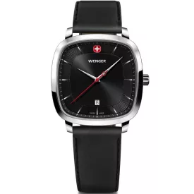   Wenger 01.1921.105 férfi óra karóra Vintage klasszikus 37mm 5ATM karóra