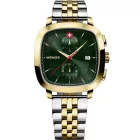 Wenger 01.1933.105 férfi óra karóra Vintage klasszikus Kronográf Óra 40mm 5ATM karóra