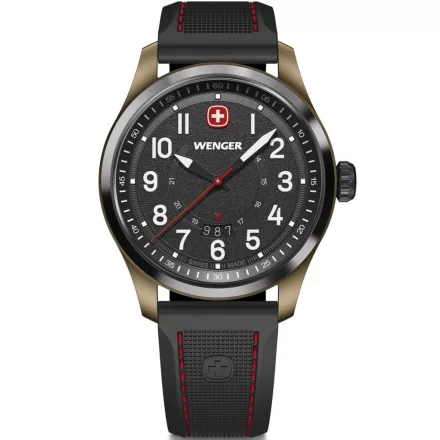 Wenger 01.0541.124 férfi óra karóra Terragraph 43mm 10ATM karóra