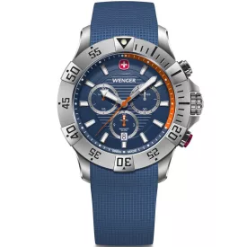   Wenger 01.0643.124 férfi óra karóra Seaforce Kronográf Óra 43mm 20ATM karóra