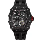 Tsar Bomba TB8209CF-01 férfi óra karóra Elemental szénszálas automata 44mm 5ATM  karóra
