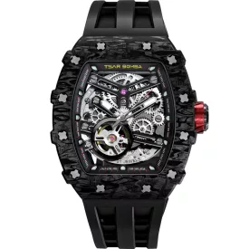   Tsar Bomba TB8208CF-08 férfi óra karóra Elemental szénszálas automata 44mm 5ATM  karóra