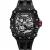 Tsar Bomba TB8208CF-08 férfi óra karóra Elemental szénszálas automata 44mm 5ATM  karóra
