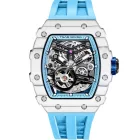 Tsar Bomba TB8208CF-06 férfi óra karóra Elemental szénszálas automata 44mm 5ATM  karóra