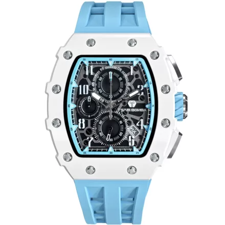 Tsar Bomba TB8204B-02 férfi óra karóra Elemental Kronográf Óra 44mm 5ATM  karóra