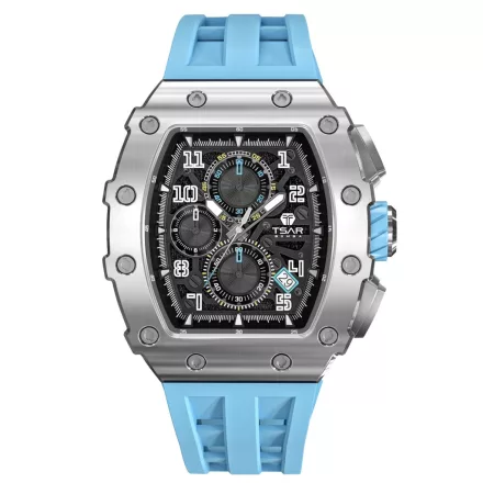 Tsar Bomba TB8204Q-36 férfi óra karóra Elemental Kronográf Óra 44mm 5ATM  karóra
