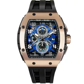   Tsar Bomba TB8211Q-05 férfi óra karóra Elemental Kronográf Óra 52mm 5ATM  karóra