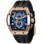 Tsar Bomba TB8211Q-05 férfi óra karóra Elemental Kronográf Óra 52mm 5ATM  karóra