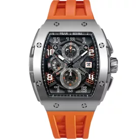   Tsar Bomba TB8211Q-02 férfi óra karóra Elemental Kronográf Óra 52mm 5ATM  karóra