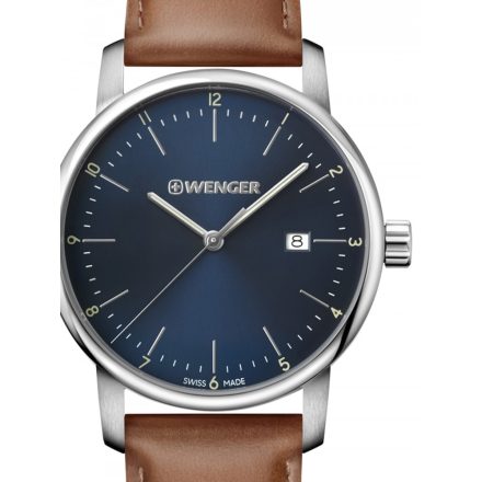 Wenger 01.1741.111 Urban klasszikus férfi 41mm 10 ATM karóra