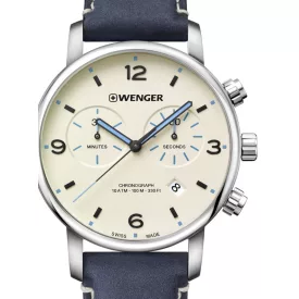   Wenger 01.1743.119 Urban Metropolitan Kronográf Óra 44mm 10ATM karóra