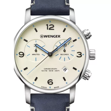 Wenger 01.1743.119 Urban Metropolitan Kronográf Óra 44mm 10ATM karóra