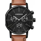 Wenger 01.1743.115 Urban klasszikus Kronográf Óra 44mm 10ATM karóra