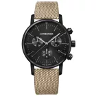 Wenger 01.1743.117 Urban klasszikus Kronográf Óra 44mm 10ATM karóra