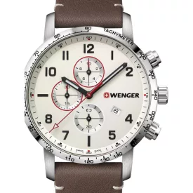   Wenger 01.1543.113 Attitude Kronográf Óra 44mm 10ATM karóra