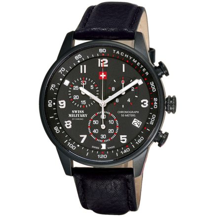 Swiss Military SM34012.08 Kronográf Óra 41mm 5 ATM karóra