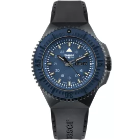 Traser H3 109857 P69 fekete-Stealth kék 46mm 20ATM karóra