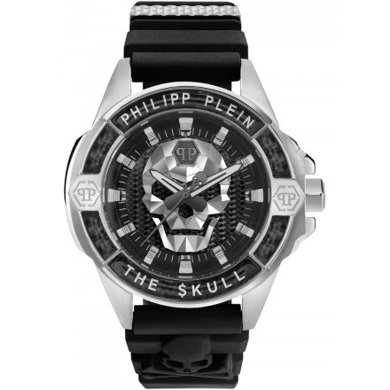 Philipp Plein PWAAA1622 The $kull szénszálas 44mm 5ATM karóra