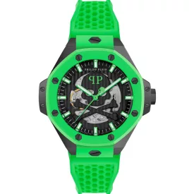   Philipp Plein PWPFA0624 férfi óra karóra Skeleton király automata 46mm 5ATM karóra