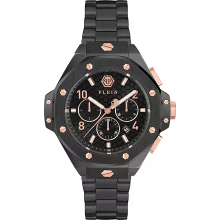 Philipp Plein PWPRA0424 férfi óra karóra Chrono király 46mm 5ATM karóra