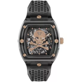   Philipp Plein PWPTA0424 automata férfi óra karóra The $keleton köves 44mm 5ATM  karóra
