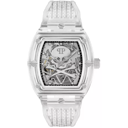 Philipp Plein PWPTA0524 automata férfi óra karóra The $keleton köves 44mm 5ATM  karóra