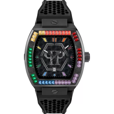 Philipp Plein PWPUA0324 férfi óra karóra The Hexagon Phantom 44mm 5ATM  karóra