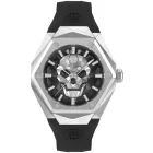 Philipp Plein PWPWA0124 férfi óra karóra The $kull Spikes 46mm 5ATM  karóra