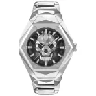 Philipp Plein PWPWA0624 férfi óra karóra The $kull Spikes 46mm 5ATM  karóra