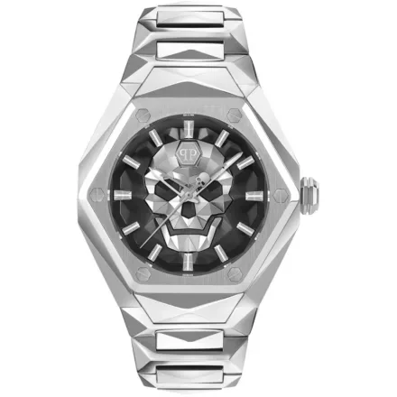 Philipp Plein PWPWA0624 férfi óra karóra The $kull Spikes 46mm 5ATM  karóra