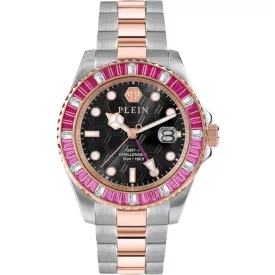   Philipp Plein PWPZA0424 Unisex férfi női GMT-I Challenger Baguettes 44mm 5ATM  karóra