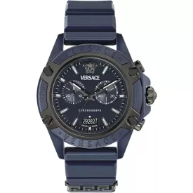   Versace VE8P00624 férfi óra karóra Icon Active Chrono 45mm 3ATM  karóra