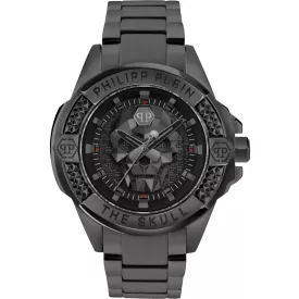  Philipp Plein PWAAA3025 férfi óra karóra The $kull 47mm 5ATM  karóra