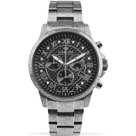 Louis XVI LXVI1019 Palais Royale Kronográf Óra férfi óra karóra 43mm 5ATM karóra