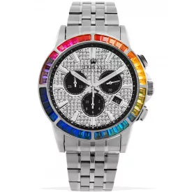   Louis XVI LXVI1121 Majeste Iced Out Kronográf Óra férfi óra karóra 43mm 5ATM karóra