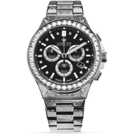   Louis XVI LXVI1217 Le Monarque Royale Kronográf Óra férfi óra karóra 42mm 10ATM karóra