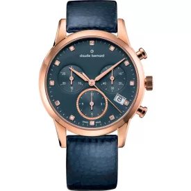   Claude Bernard 10231-37R-BUIPR1 női óra karóra klasszikus Kronográf Óra 35mm 5ATM  karóra