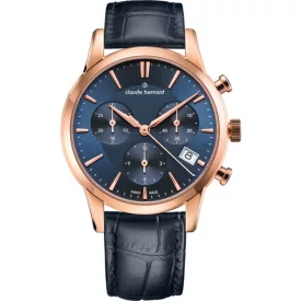   Claude Bernard 10231-37R-BUIR női óra karóra klasszikus Kronográf Óra 35mm 5ATM  karóra